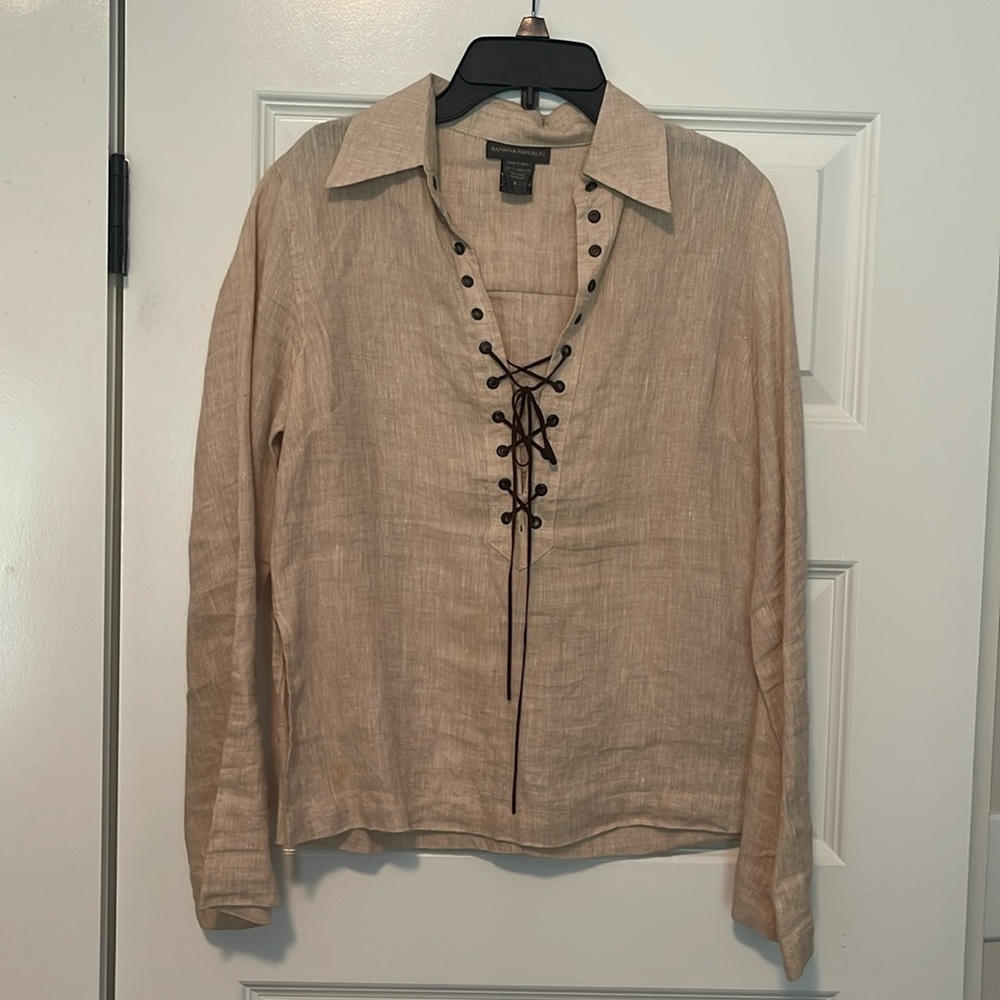 Banana Republic Linen shirt Size S